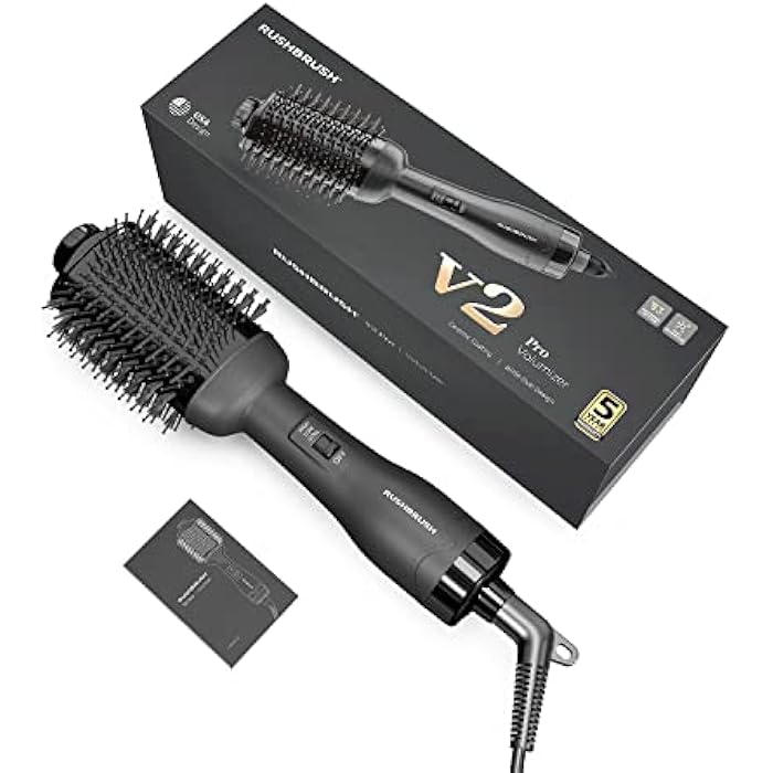 Rush Brush V2 Pro Volumizer Black - Image 1
